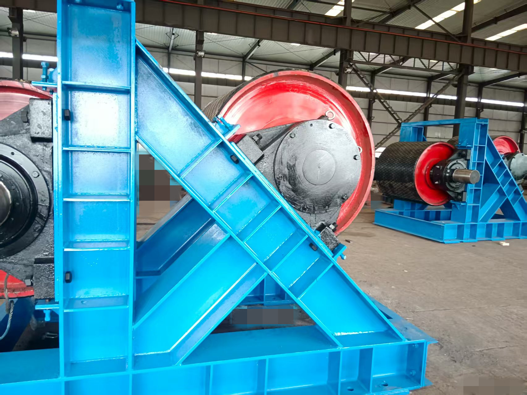 貴州某礦主井皮帶機生成完成（DTC100/70/315S）